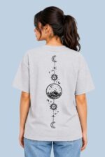 Celestial Moon Mountain Grey