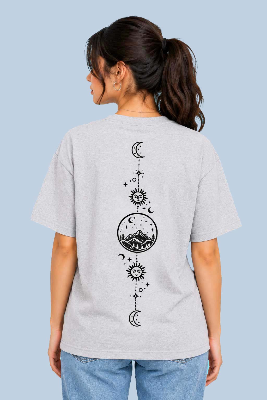 Celestial Moon Mountain Grey Celestial Moon Mountain Grey