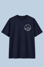 Celestial Moon Mountain | Oversized T-Shirt (Navy) - Image 4