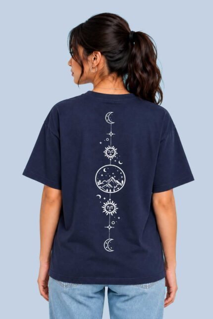 Celestial Moon Mountain Navy