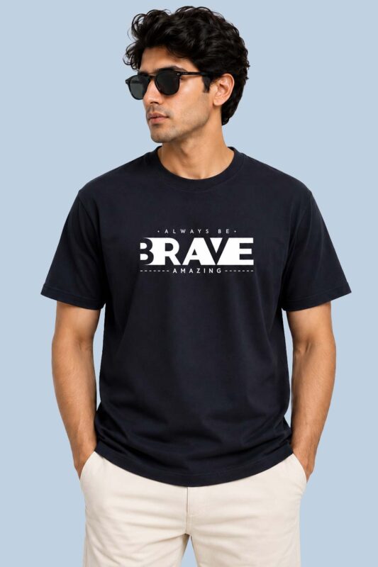 Always Be Brave Navy