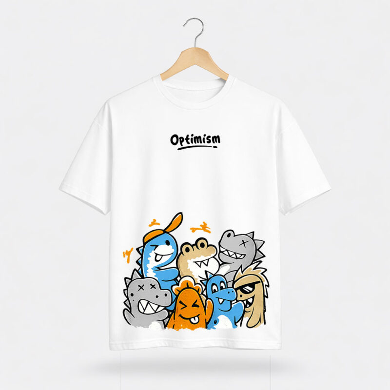 Optimism Graphic T-Shirt | White
