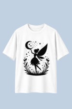 Fairy Moon Silhouette White