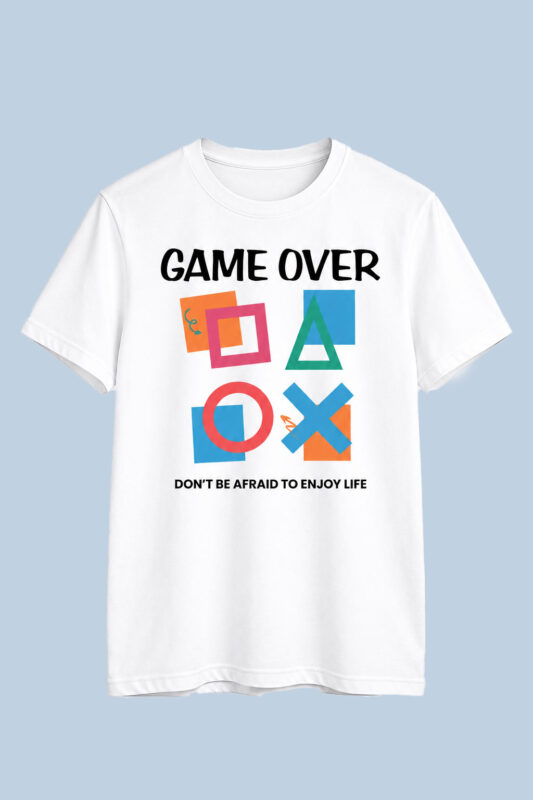 Game Over Graphic T-Shirt | White
