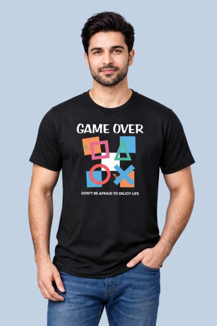 Game Over Graphic T-Shirt – Play Bold, Enjoy Life Tee