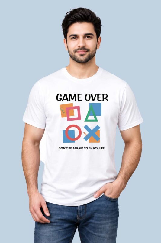 Game Over Graphic T-Shirt | White