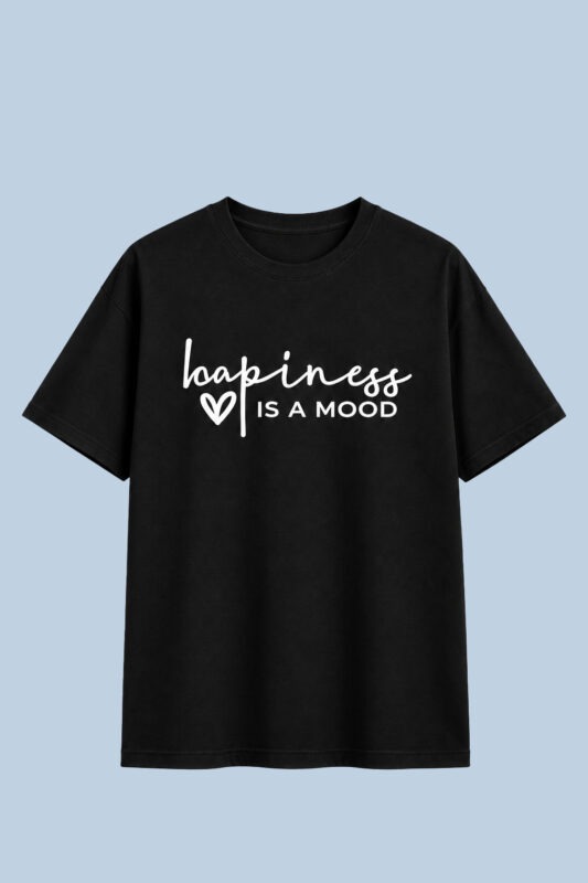 Happiness is a mood Black