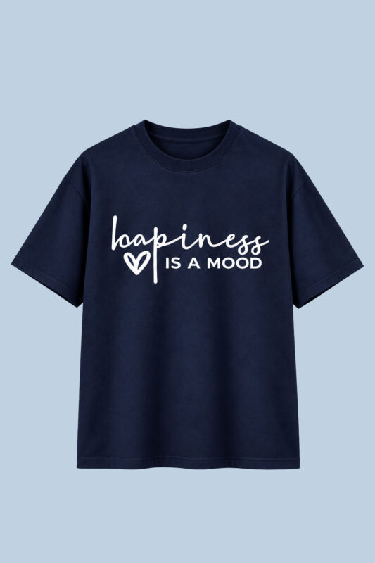 Happiness is a mood Navy