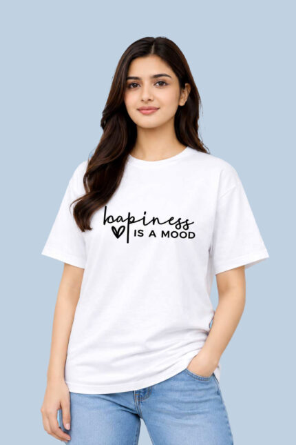Happiness is a mood White
