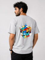 Grey Creative Cube T-Shirt