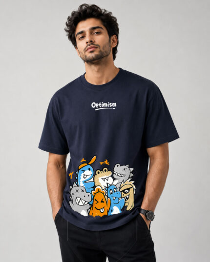 Optimism Graphic T-Shirt | Navy