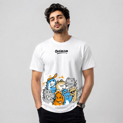 Optimism Graphic T-Shirt | White
