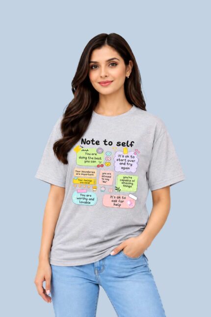 Note to Self Grey