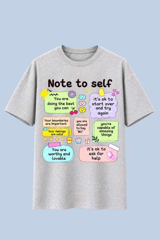 Note to Self Grey