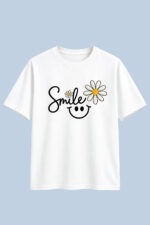 Smile Daisy – Graphic Tee (White)