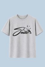 Grey Smile Graphic T-Shirt