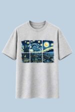 Starry Night Window Grey
