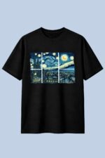 Starry Night Window Black