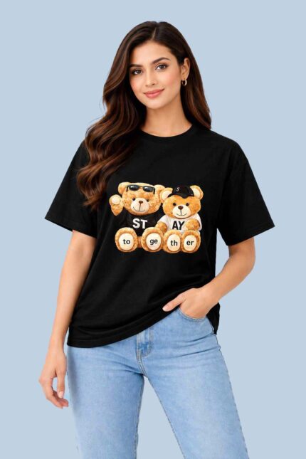 Stay Together Teddy Bear Black