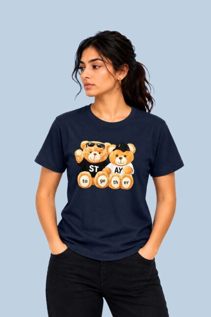 Stay Together Teddy Bear Navy