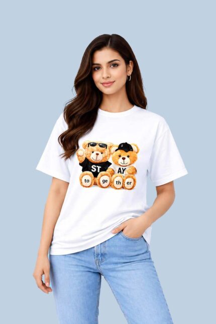 Stay Together Teddy Bear White