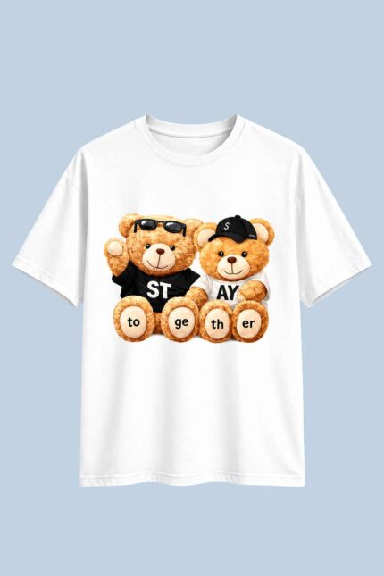 Stay Together Teddy Bear White