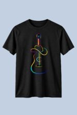 Neon Guitar Black