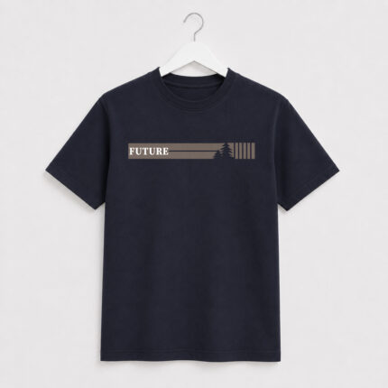 Future Forest Navy Regular Fit T-Shirt