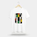 Retro Sound White Regular Fit T-Shirt